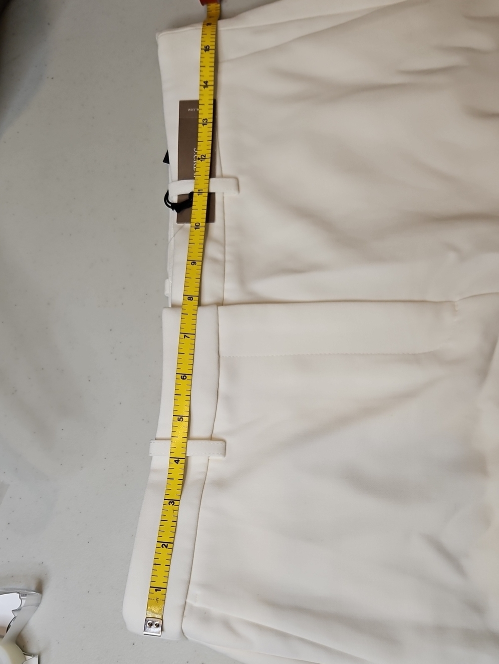 NWT J. Crew Trouser pencil skirt in four-season stretch Ivory Size 8 - Picture 15 of 16
